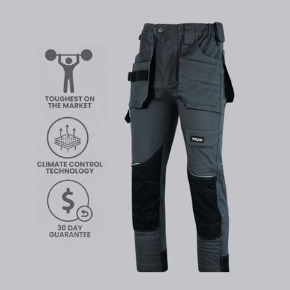 TRIXO™ Ultra-Stretch Premium Work Cargo Trousers