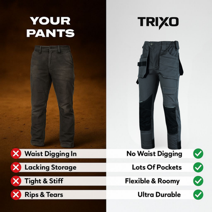 TRIXO™ Ultra-Stretch Premium Work Cargo Trousers