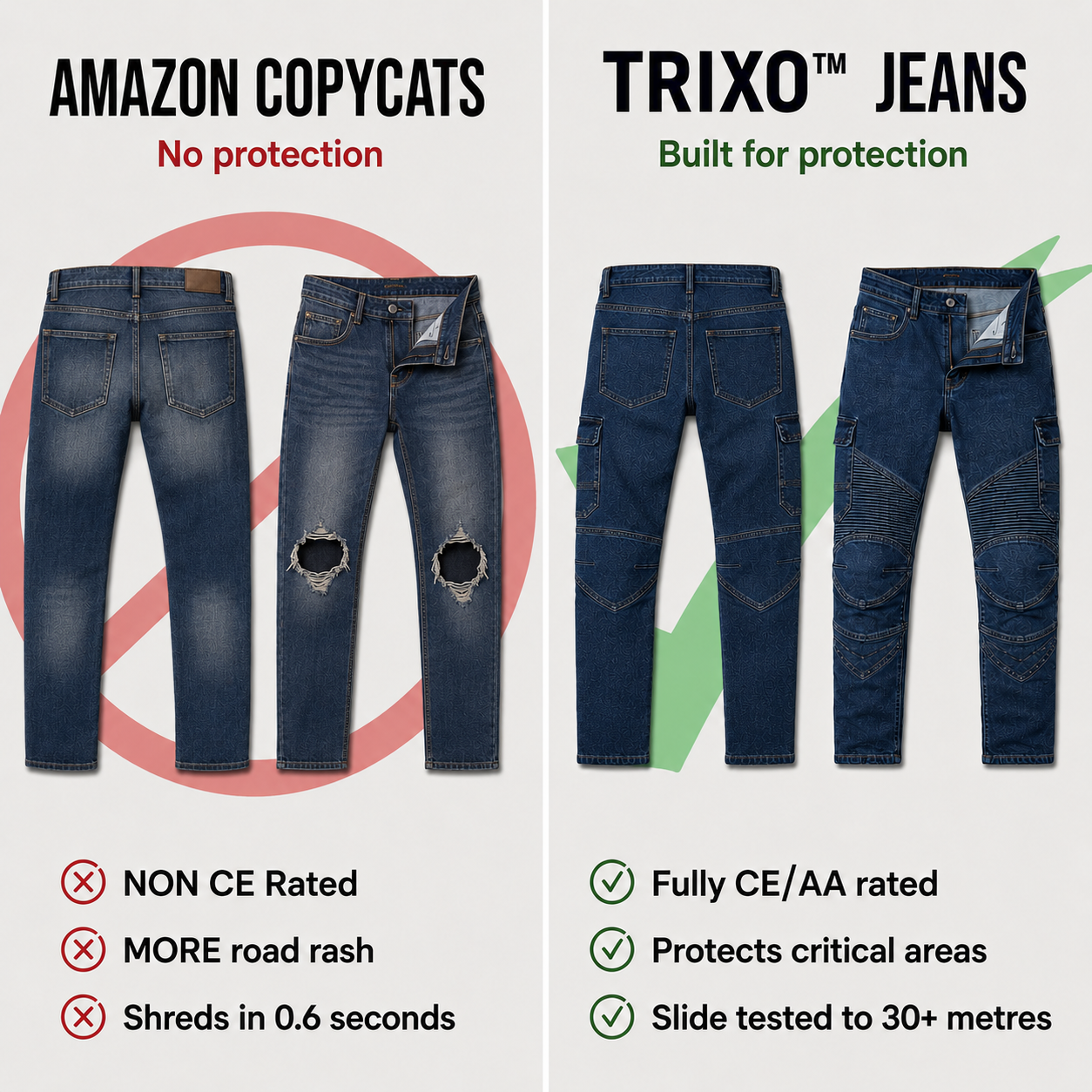 TRIXO™ Ultra-Comfort Reinforced Riding Jeans (US)