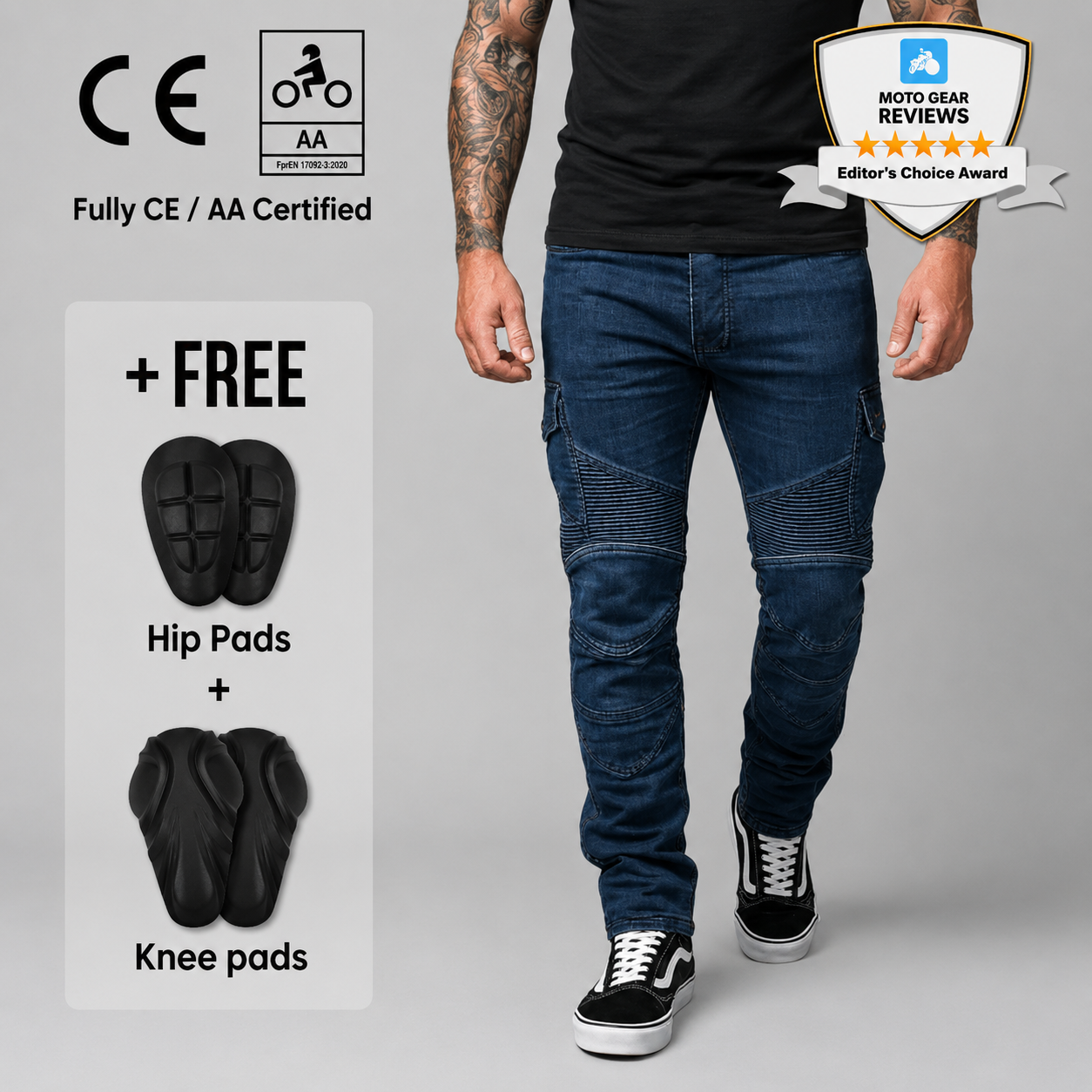 TRIXO™ Ultra-Comfort Reinforced Riding Jeans (US)
