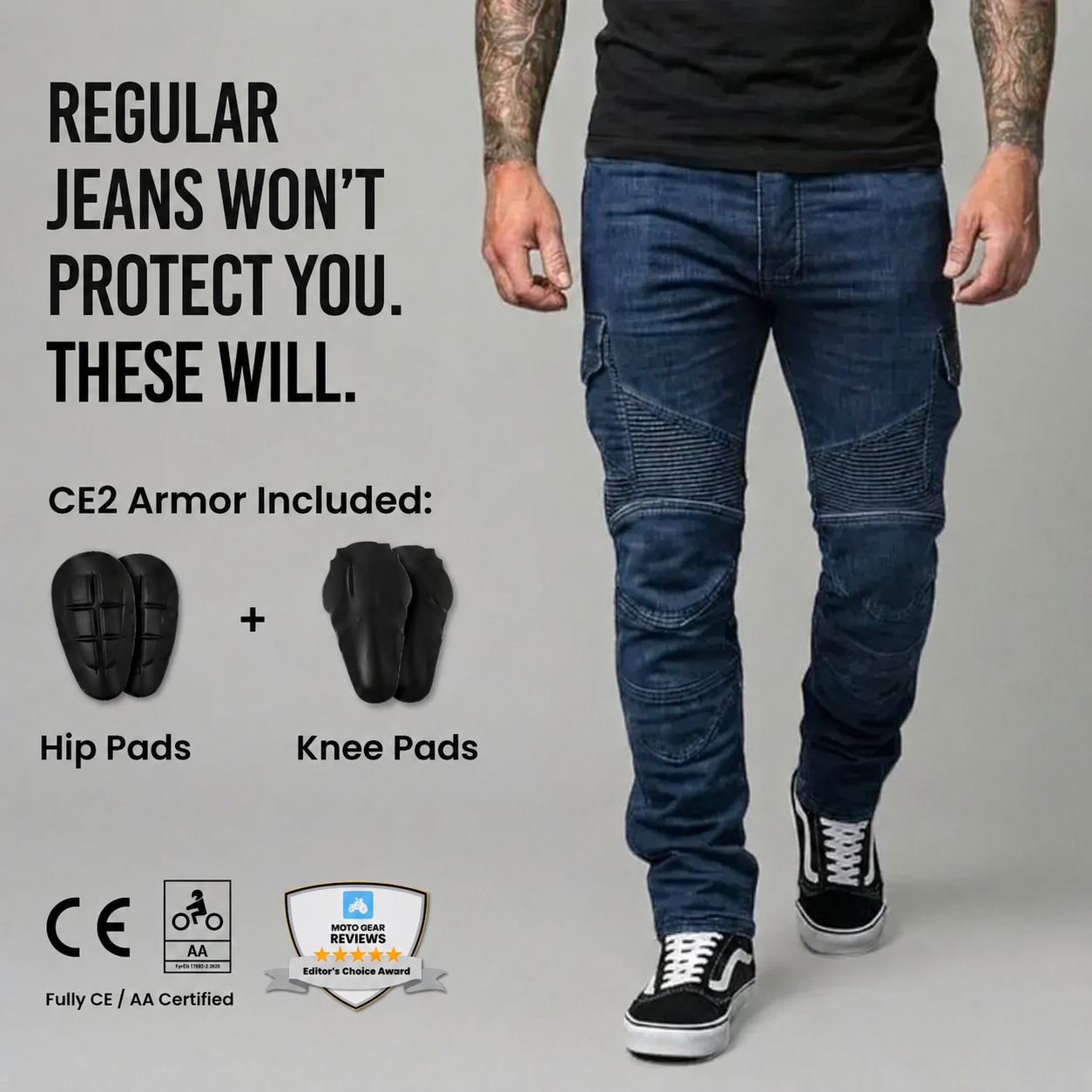 TRIXO™ Ultra-Comfort Reinforced Riding Jeans (US)