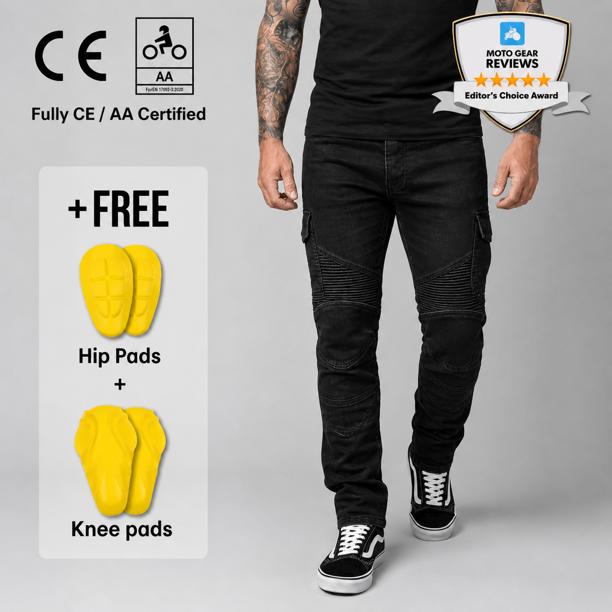 TRIXO™ Ultra-Stretch Pro Reinforced Riding Jeans