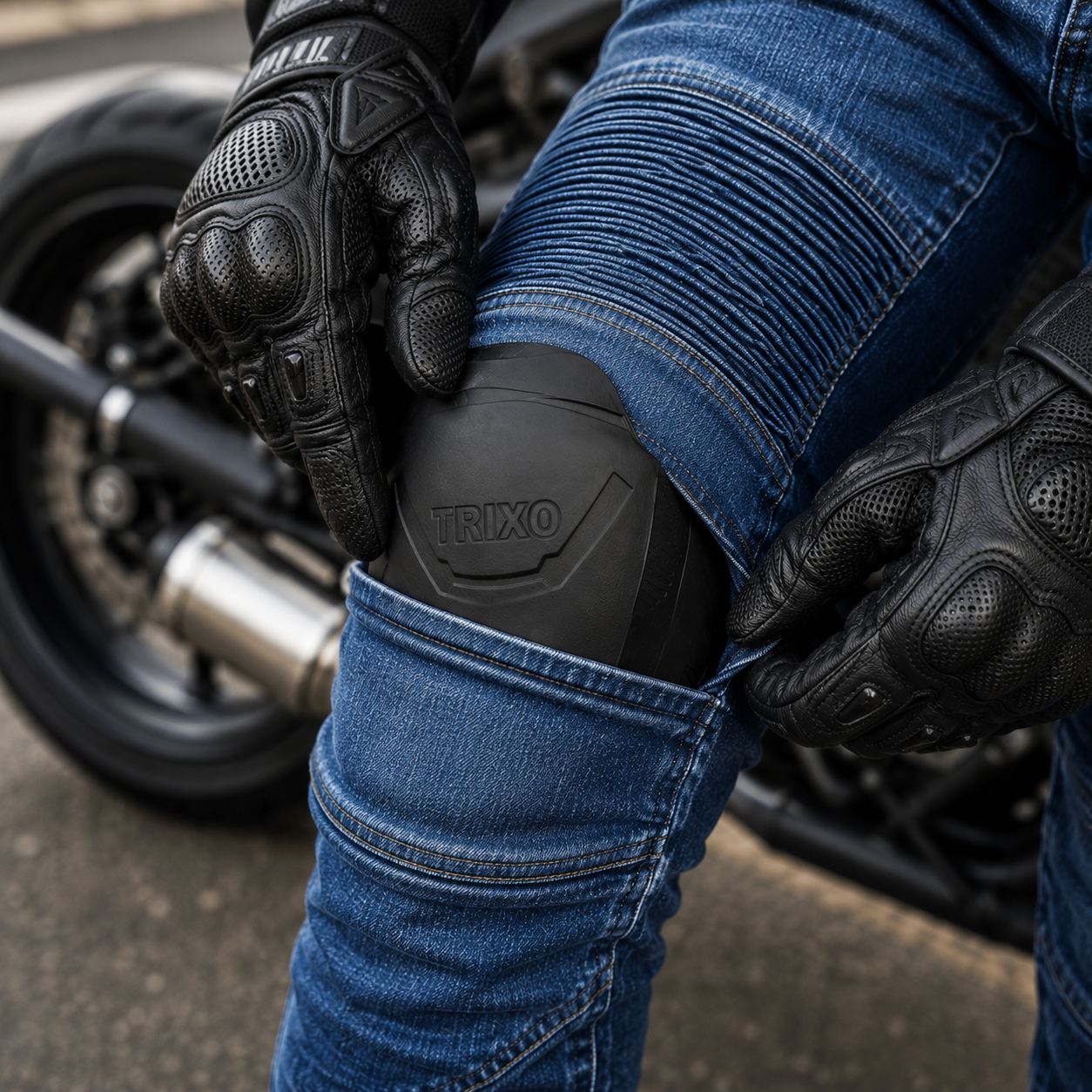 TRIXO CE AA Armored Motorcycle Riding Jeans