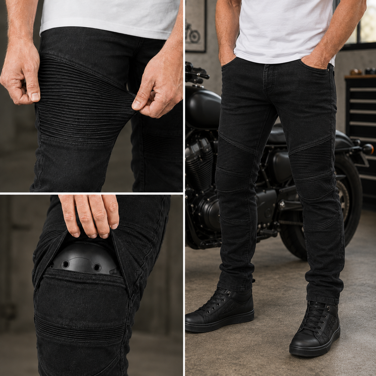 TRIXO CE AA Armored Motorcycle Riding Jeans